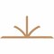 Ekena Millwork Richland Timber Gable Bracket, Western Red Cedar, 96"W x 40"H x 3 1/2"D x 3 1/2"F, 10/12 Pitch GBW096X40X0404RIC00SWR - alternate 1